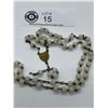 Image 2 : A Very Old Glass Bead Rosary ( No Cross)