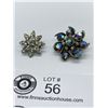 Image 2 : 2 Vintage Star Shapped Rhinestone Brooches