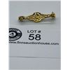 Image 2 : Quality Gold Plated Art Deco Bar Pin