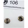 Image 2 : Pair of Sterling First Nations Stud Earrings Signed G.P.