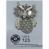 Image 2 : Retro 70's Owl Pendant 3.5"