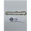 Image 2 : A Good Sterling Bracelet with Flowers and Turtles