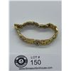 Image 2 : Quality Chunky 1970's Gold Plated Rhinestone Bracelet
