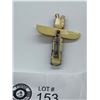 Image 2 : Vintage Hand Carved & Painted Totem Brooch 1940's