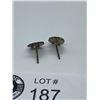 Image 2 : Sterling Enamel Clamshell Stud Earrings