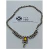 Image 1 : Vintage Art Deco Style 1950's Rhinestone Necklace