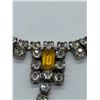 Image 2 : Vintage Art Deco Style 1950's Rhinestone Necklace
