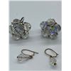 Image 2 : 3 Pairs of Vintage Crystal Earrings