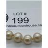 Image 2 : Nice Faux Pearl Necklace with Sterling Silver Clasp