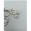 Image 2 : Lot of Unmarked Hoop Style Earrings