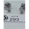 Image 2 : Good Pair of Blue Rhinestone Signed "Sherman" Earrings