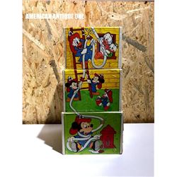 Disney block toys 3 piece set