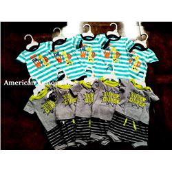 USABabies "R" Us children's clothing 10 pieces set [new born:4,0-3m:4,3-6m:2]