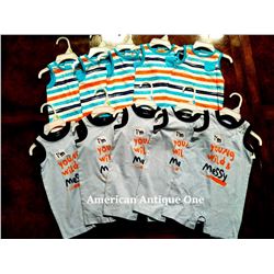 USABabies "R" Us children's clothing 10 pieces set [0-3m:7,3-6m:2,6-9m:1]