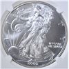 Image 2 : 2002 AMERICAN SILVER EAGLE, NGC MS-69