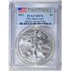 Image 1 : 2011 AMERICAN SILVER EAGLE, PCGS MS-70