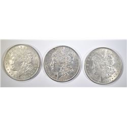 1889 & 2-1921 MORGAN DOLLARS