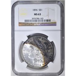 1896 MORGAN DOLLAR  NGC MS-63