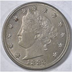 1883 WITH CENTS LIBERTY NICKEL  BU