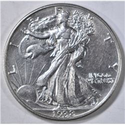 1938-D WALKING LIBERTY HALF DOLLAR  AU