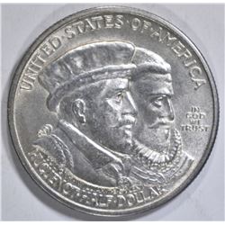 1924 HUGUENOT COMMEM HALF DOLLAR CH BU