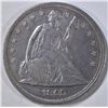 Image 1 : 1865 SEATED LIBERTY DOLLAR  XF