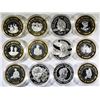 Image 2 : THE QUEEN MOTHER MEMORIAL 12-COIN COLLECTION