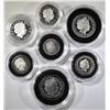 Image 3 : 2008 ROYAL SHIELD OF ARMS SILVER PROOF 7 COIN SET