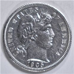 1905 BARBER DIME  CH PROOF