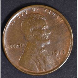 1914-D LINCOLN CENT  XF/AU
