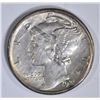 Image 1 : 1921-D MERCURY DIME  BU FSB  OLD CLEANING