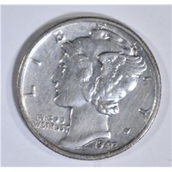 1942/1 MERCURY DIME  CH AU
