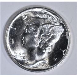 1945-S MERCURY DIME  GEM BU SUPERB