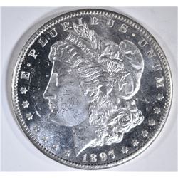 1897-S MORGAN DOLLAR  BU DMPL