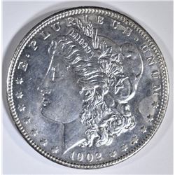 1902 MORGAN DOLLAR  CH/GEM BU  PL