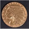 Image 1 : 1911-D $2.5 GOLD INDIAN  BU  STRONG D