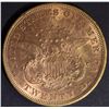 Image 2 : 1866 $20 GOLD LIBERTY  ORIG  UNC
