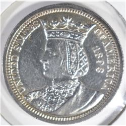1893 ISABELLA QUARTER CH BU