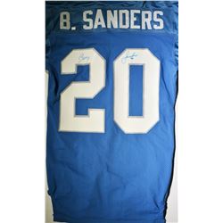 BARRY SANDERS SIGNED WILSON JERSEY