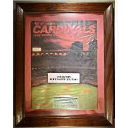 STEVE CARLTON SIGNED TICKET STUB FROM 300TH WIN