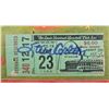 Image 3 : STEVE CARLTON SIGNED TICKET STUB FROM 300TH WIN