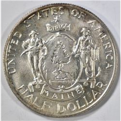 1920 MAINE COMMEM HALF DOLLAR  CH BU
