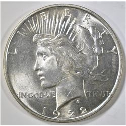 1922-D PEACE DOLLAR  GEM BU