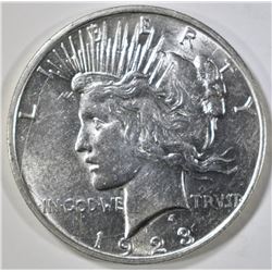 1923-D PEACE DOLLAR  BU