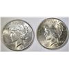 Image 1 : 1923-S & 24 PEACE DOLLARS  BU