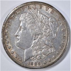 1889-S MORGAN DOLLAR XF+