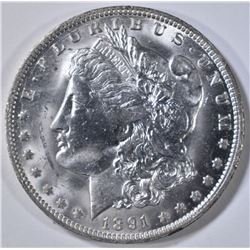 1891-O MORGAN DOLLAR CH/GEM BU