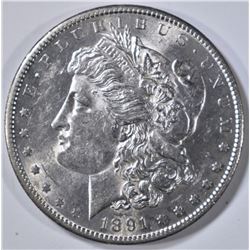 1891-S MORGAN DOLLAR CH BU