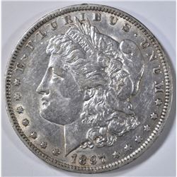 1897-O MORGAN DOLLAR AU