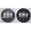 Image 2 : 2012 & 15 ONE OUNCE SILVER PHILHARMONIC COINS